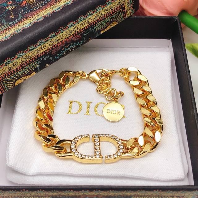 No. Dsl0101 Bracelet Dior Cd Necklace Bracelet with Diamond DDD