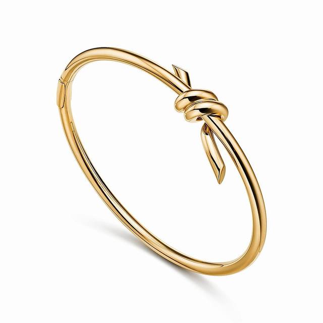 New T-style thin version smooth knotted bracelet knotted bracelet sub-gold mate