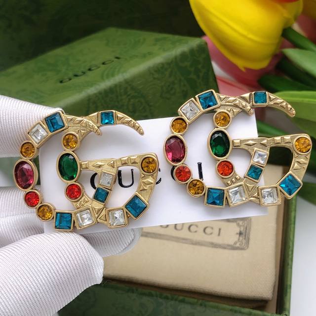 No. Ged0071 Gucci new color diamond earrings DDD