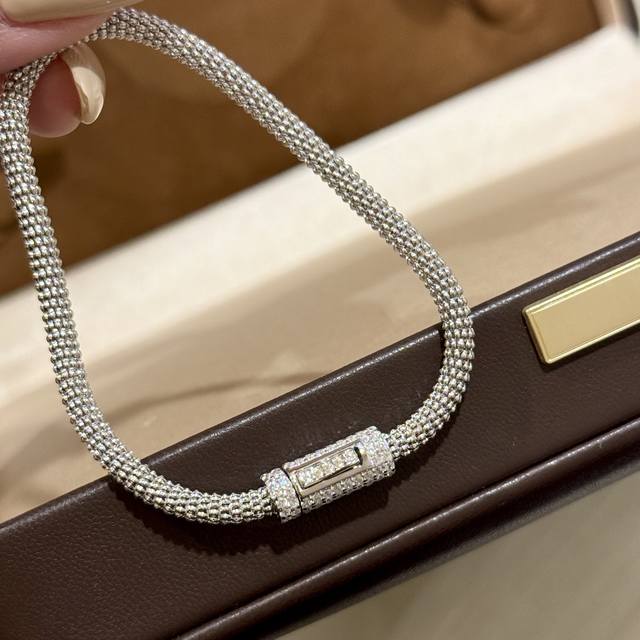 A6162 Xiaohongshu's popular dragon scale chain full of diamond buckle bracelet,