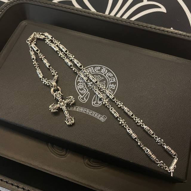 New counter quality Chrome Hearts Chrome Hearts classic retro bamboo necklace c
