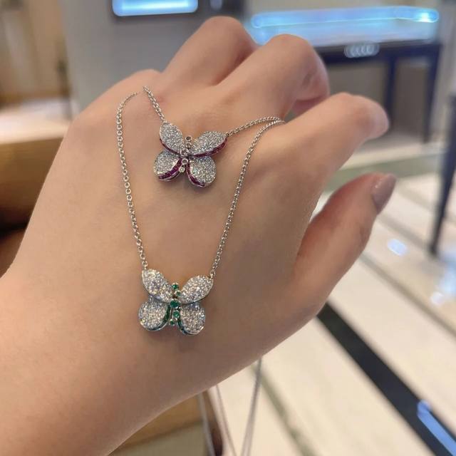 Princess Butterfly Necklace Graff Graff is inspired by the delicate beauty of bu