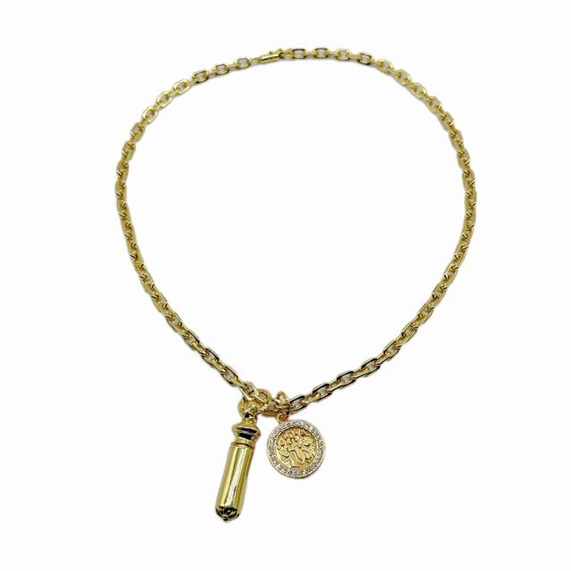 Chrome Hearts necklace, super cool, the latest Chrome Hearts necklace, differen