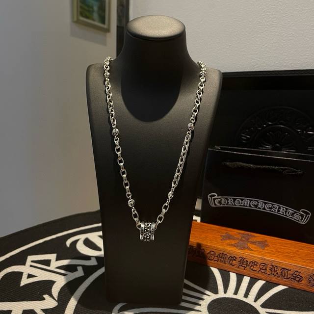 New counter quality Chrome Hearts Chrome Hearts classic retro cross flower ball