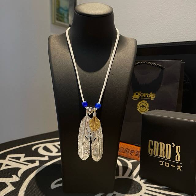 New product on the shelves Goro'S Takahashi Goro silver feather pendant, classi