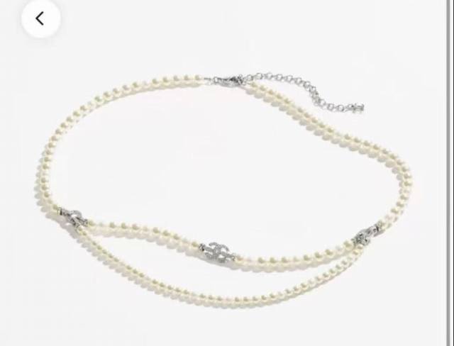 Chanel25C Multi-element pearl waist necklace The necklace is so beautiful. I rar