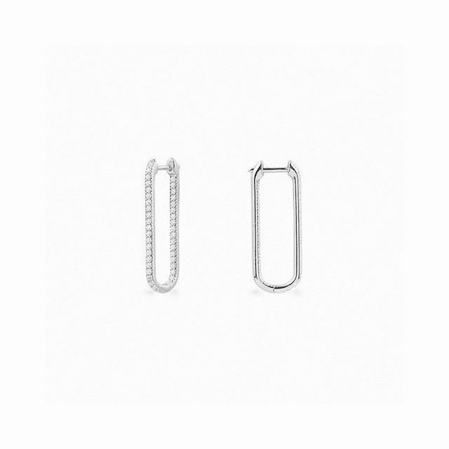 Apm Monaco rectangular geometric square earrings long! Simple and exquisite, mod