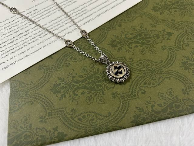 Gucci Gucci Double G Sunflower Necklace Length: 60Cm DDD