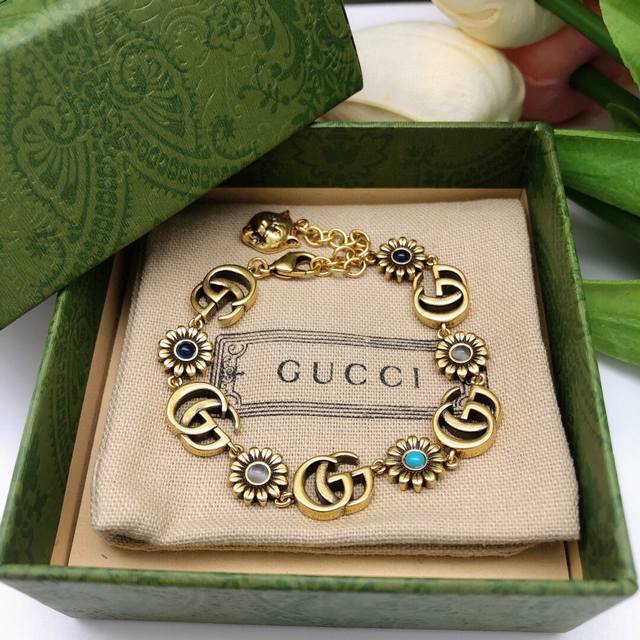 No. Gsl0001 Gucci new flower bracelet DDD