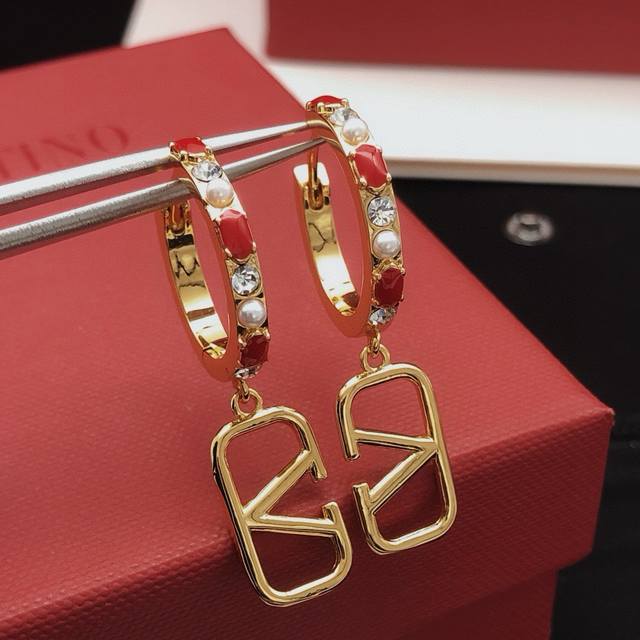 No.Ved0266 Valenti*O latest color diamond ear hook consistent Zp brass material