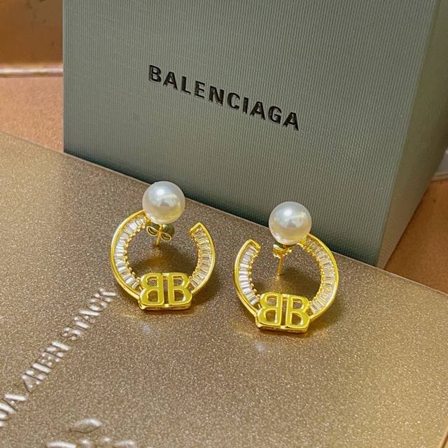 Balenciaga Balenciaga earrings king bomb series counter synchronous update simpl