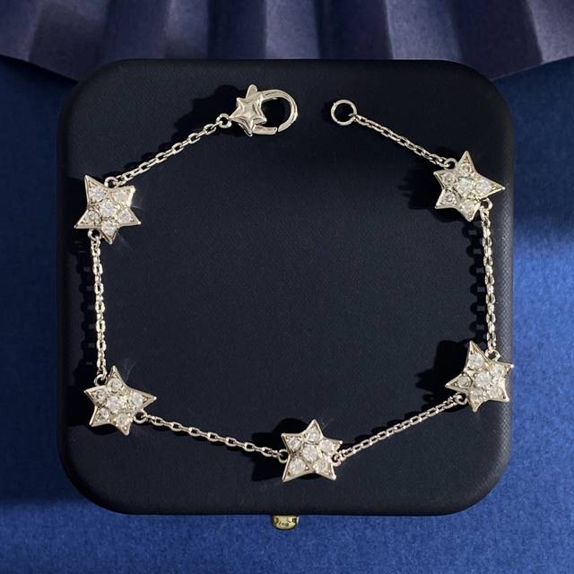 Xn80 No logo Chanel Chanel style Korean fashion temperament diamond comet pentag