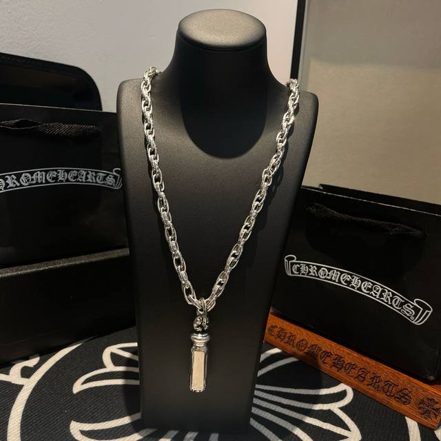 New counter quality Chrome Hearts Chrome Hearts twisted necklace cross flower c