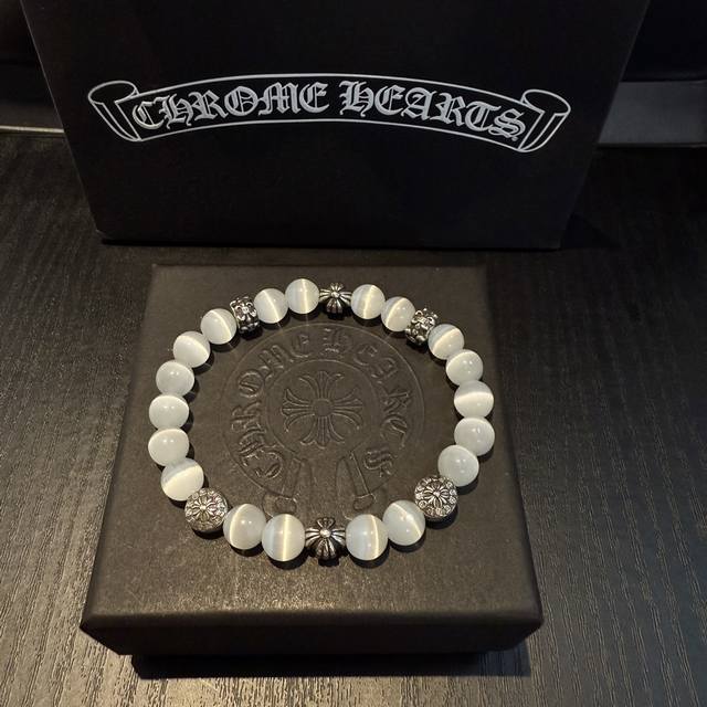New counter quality Chrome Hearts Chrome Hearts retro multi-element cat's eye b