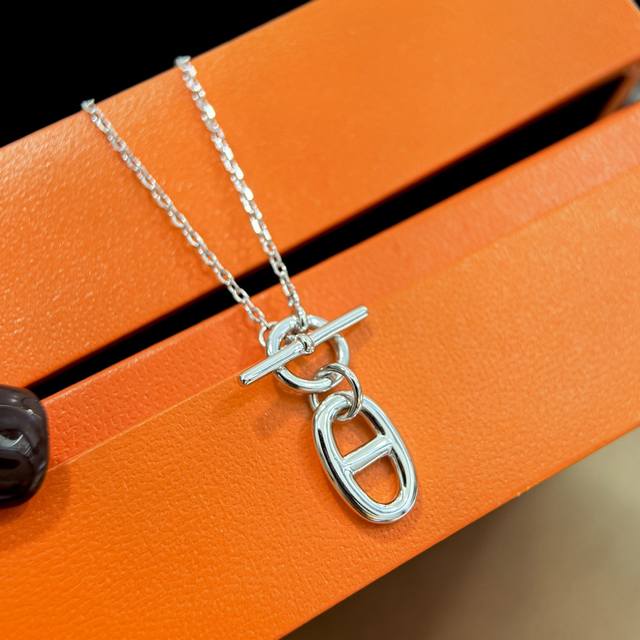 A3989 Hot Pig Nose Smooth Necklace 1New Arrival High-quality high-end custom S92