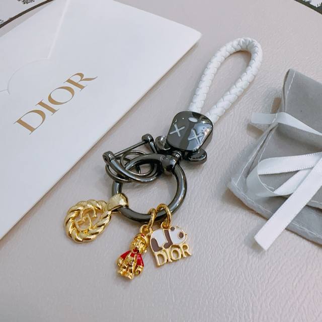 New product release Dior keychain bag buckle latest model bag pendant with highe