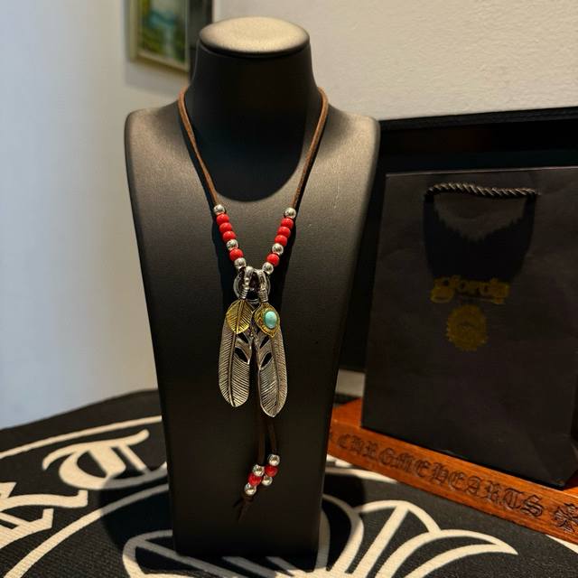 New product on the shelves Goro'S Takahashi Goro double feather glass bead rope