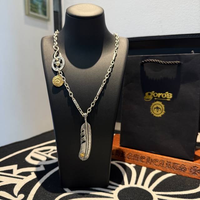 New product on the shelves Goro'S Takahashi Goro feather pendant, Takahashi cla