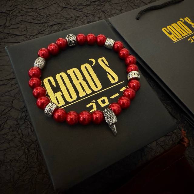 New arrival Goro'S Takahashi Goro Retro Turquoise Eagle Bracelet, top version,