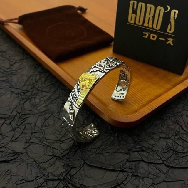 New product on the shelves Goro'S Takahashi Goro Flying Eagle Bracelet top vers