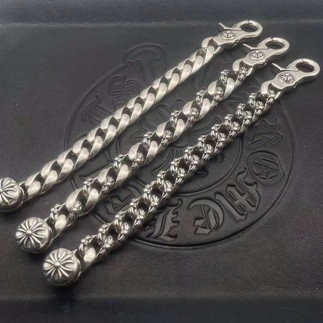 Ch trendy brand ancient style Crockery lobster clasp large bracelet cross smooth