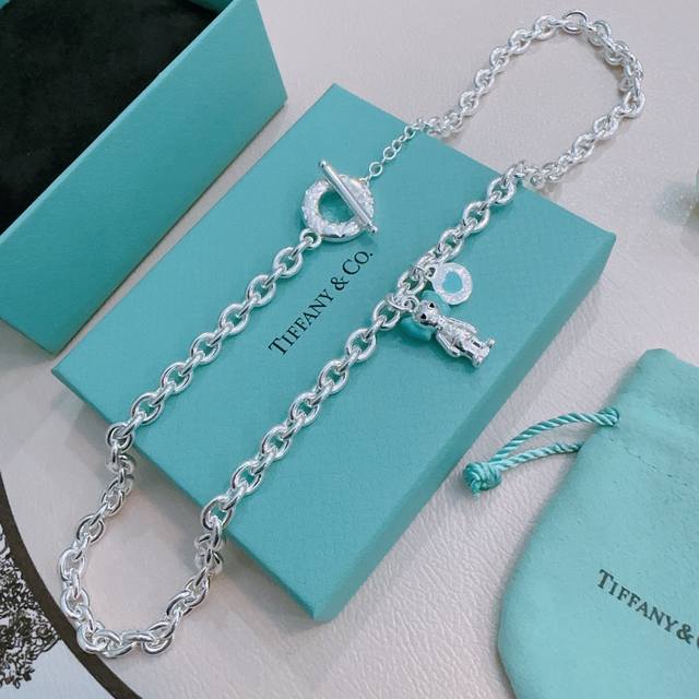 Tiffany necklace Tiffny&Co. counter exquisite silver version celebrity style re
