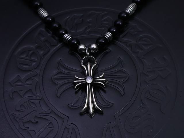 Chrome Hearts Necklace Beaded Necklace is a popular Chrome Hearts necklace that