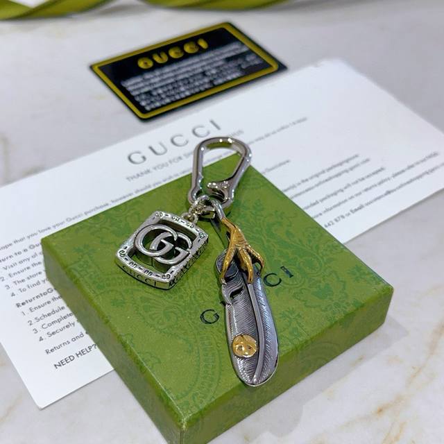 New product release Gucci keychain Gucci bag buckle latest model bag pendant wi