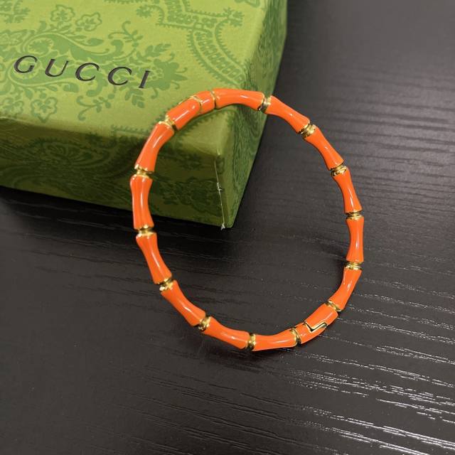 New Gucci Epoxy Bamboo Bracelet for Women Rising Fashion High-end Accessories S