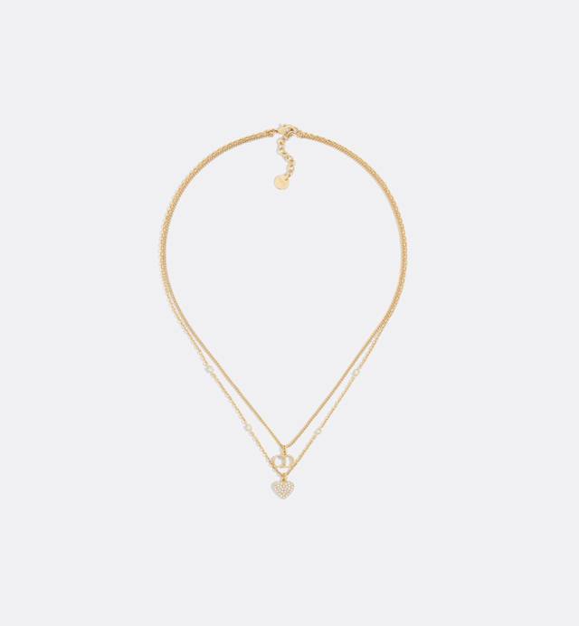 The new Clair D Lune necklace is an elegant and romantic piece. The double chai
