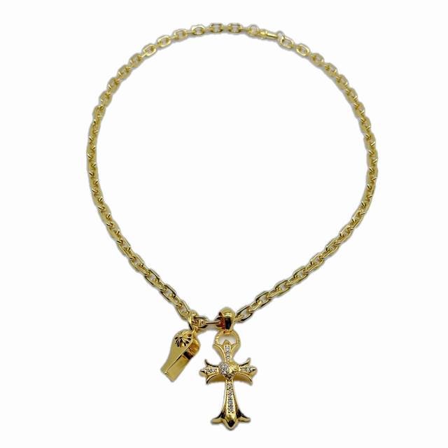 Chrome Hearts necklace, super cool, the latest Chrome Hearts necklace, differen