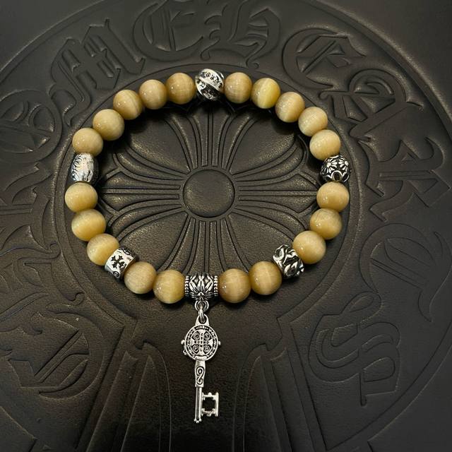 New counter quality Chrome Hearts classic retro multi-element bracelet, popular