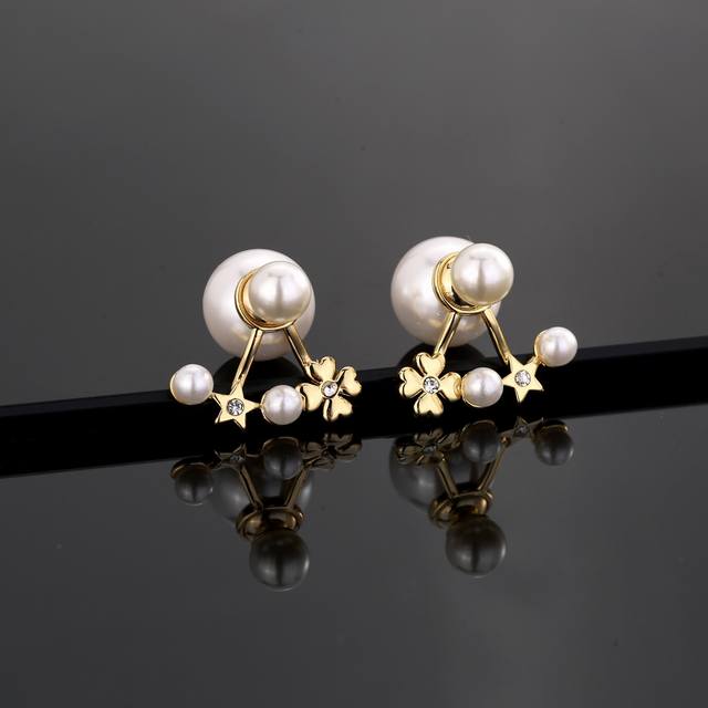 Dior Pearl Earrings These Dior Tribales earrings are a new take on Dior's iconic