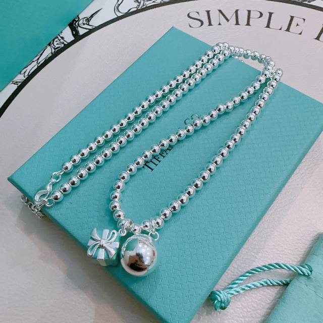 Tiffany necklace Tiffny&Co. counter exquisite silver version celebrity style re