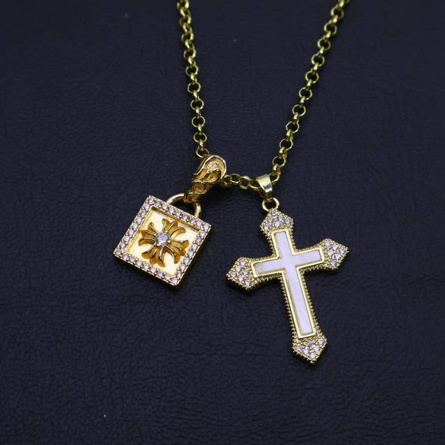 Today's recommendation: Chrome Hearts necklace brooch chain, different patterns