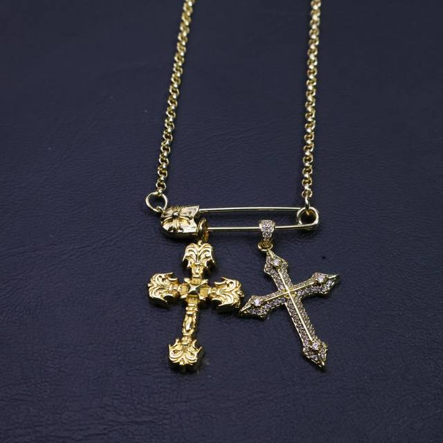Today's recommendation: Chrome Hearts necklace brooch chain, different patterns