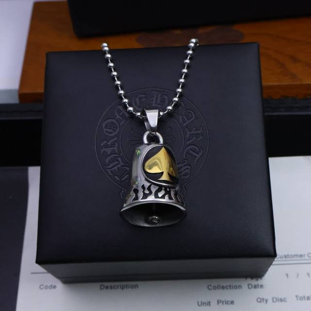 Chrome Hearts Chrome Hearts Pearl Necklace is worth buying! The unique oval cros