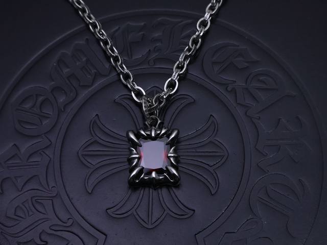 New arrival] Chrome Heart Letter Chain Dark [Letter Riot] Original etched lette