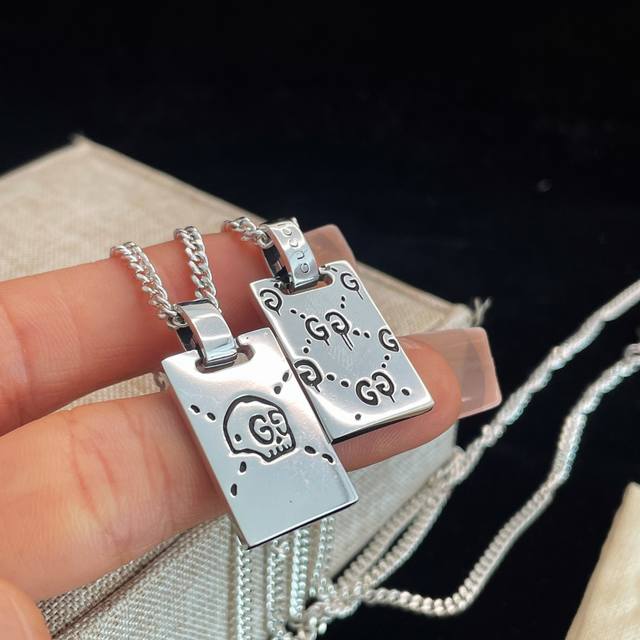 Gucci Gucc*Fangpai Elf Skull Necklace DDD