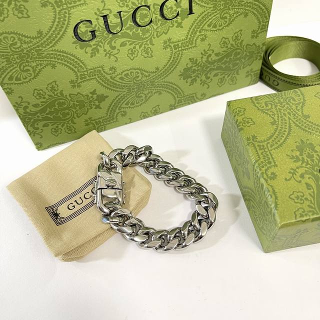 Gucci Gucci hot-selling double G tag bracelet necklace European and American fas