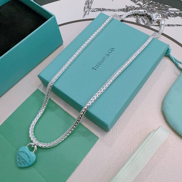 Tiffany necklace Tiffny&Co. counter exquisite silver version celebrity style re