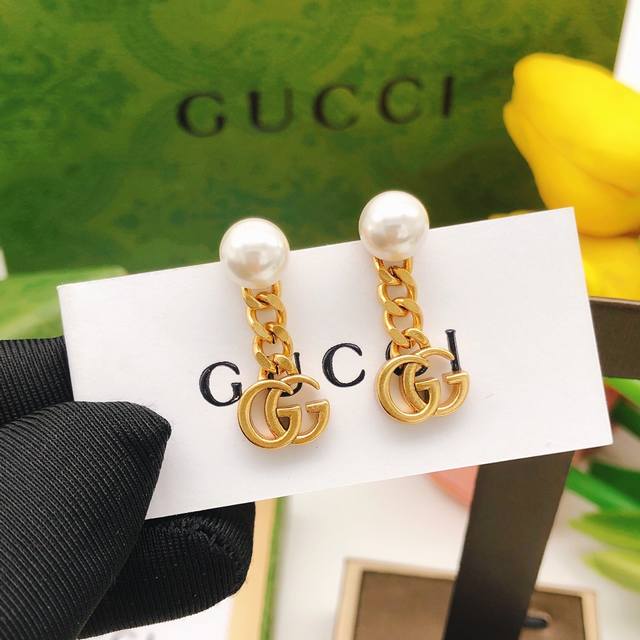 No. Ged0005 Gucci tassel earrings pearl DDD