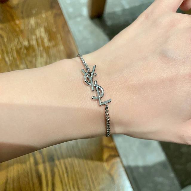 New Ysl Saint Laurent Bracelet Original Brass Material Yves Saint Laurent was f