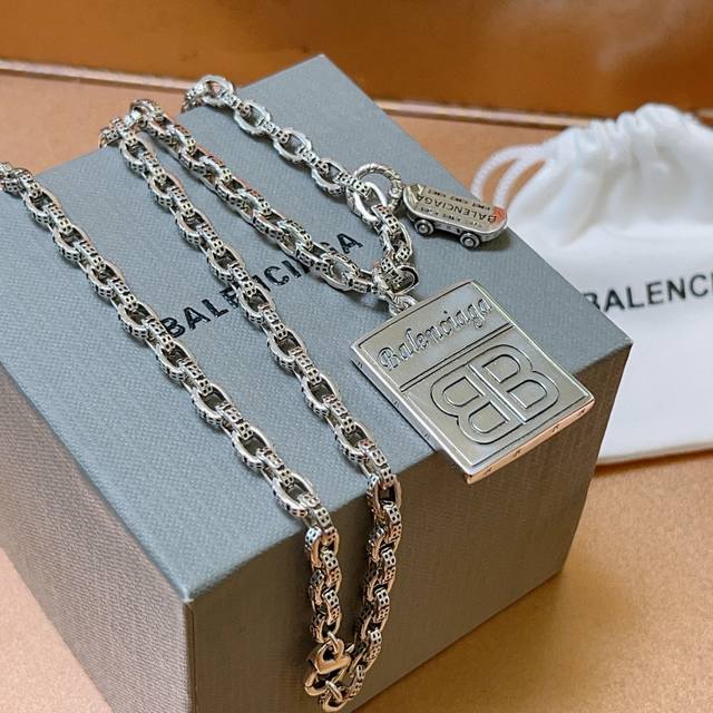 Original goods New product Balenciaga necklace Balenciaga new zipper design neck