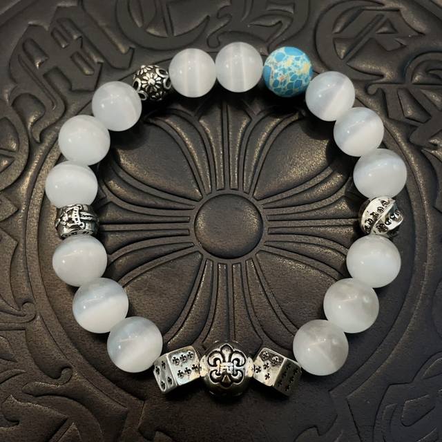 New counter quality Chrome Hearts classic retro multi-element bracelet, popular
