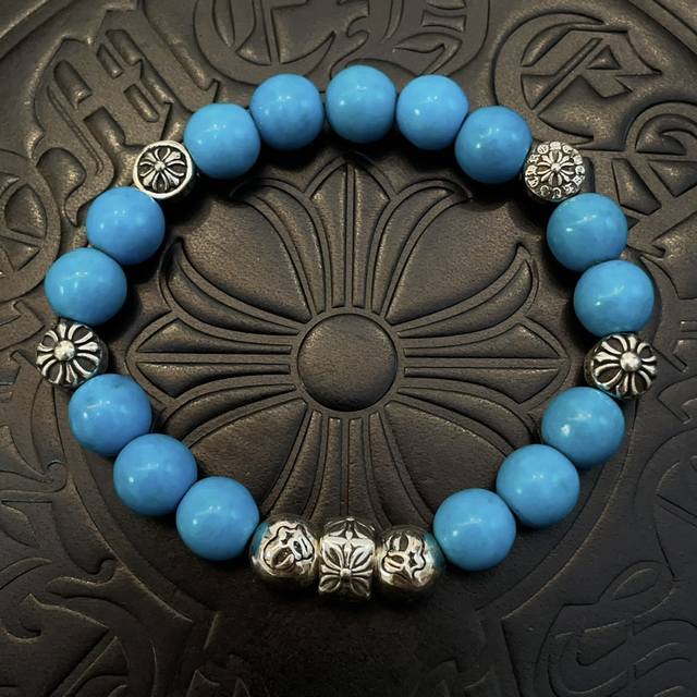 New counter quality Chrome Hearts classic retro multi-element bracelet, popular