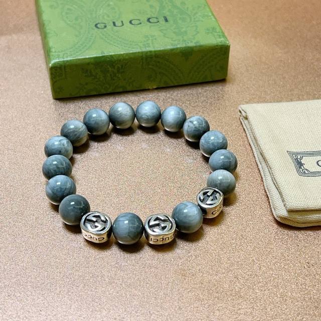 Gucci Bracelet Luxury Bracelet Unisex Latest Model Full Grey Crystal Pressed Hig