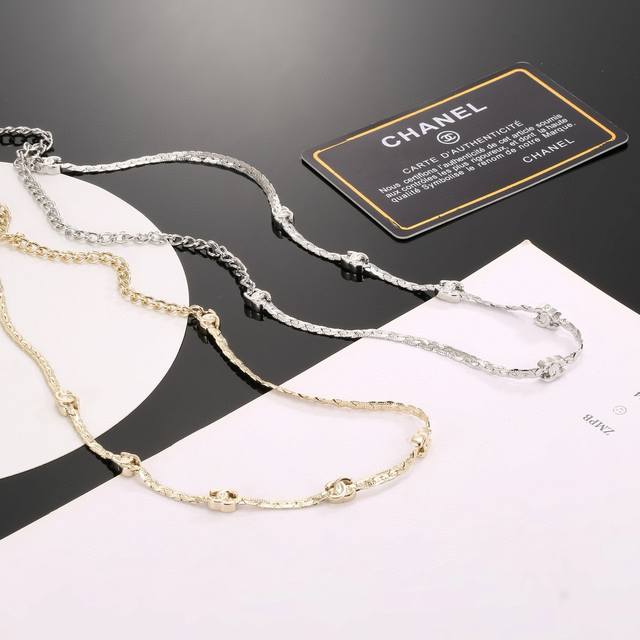Chanel's latest 5 double C snake bone necklace is made of stainless steel and re