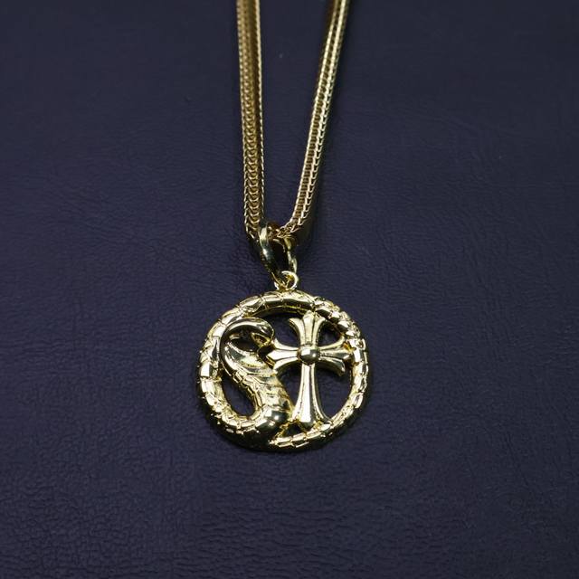 New arrivals: Chrome Hearts necklace, snake pendant, snake turning money Kun sh