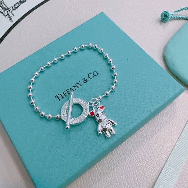 Tiffany bracelet Tiffny&Co. counter exquisite silver version bracelet celebrity